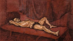 11. Jelena Malikov - Studija, kombinovana tehnika na papiru, 110x170cm - I godina OAS