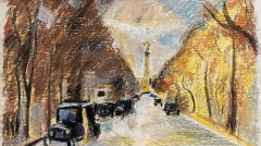 17. Saša Andjelković - Pejzaž, Akril na natronu, 100x 70 - II godina OAS